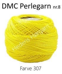 DMC Perlegarn nr. 8 farve 307